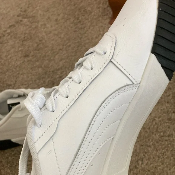 Puma White and Black Sneakers with Chunky Platform Sole - Picture 8 of 8